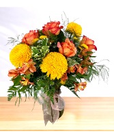 Golden Days Vase Arrangement 