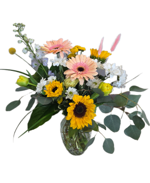 Sunshine Whimsey Fresh arrangement