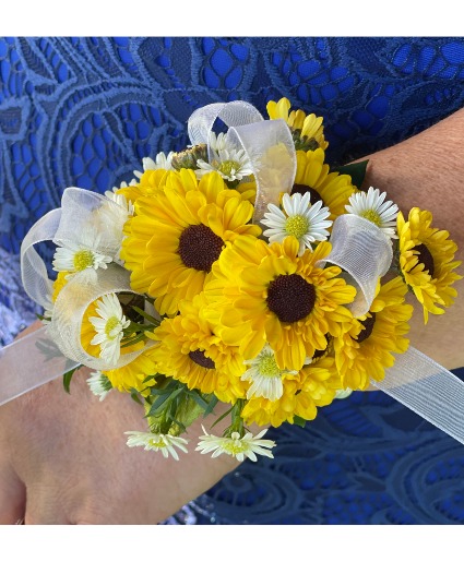 Sunshiney Day Wrist Corsage
