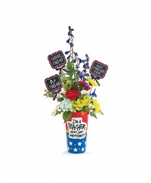 Super Power Teacher Vase Vase Arrangement