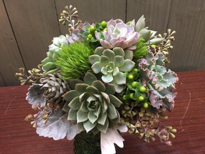 Supurb Succulents Bridal Bouquet