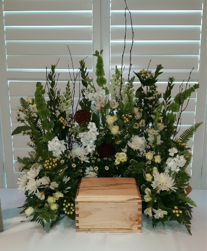 surrounded by love memorial urn