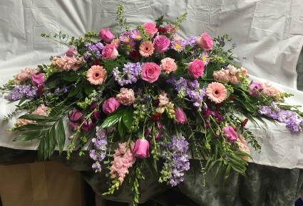 Sweet Abundance Casket Spray