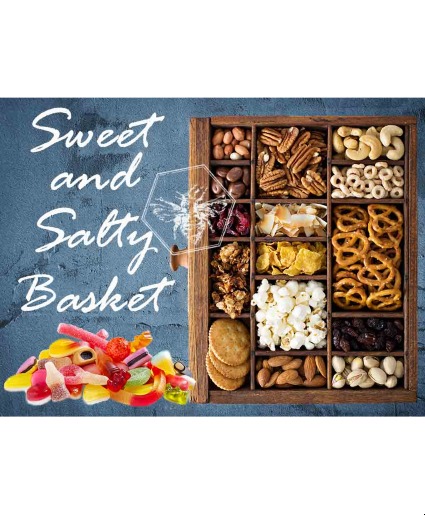 Sweet and Salty Snacks Gift Basket
