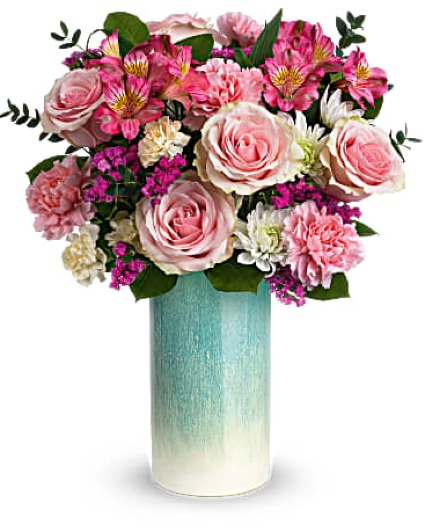 Sweet Aqua Bouquet Spring