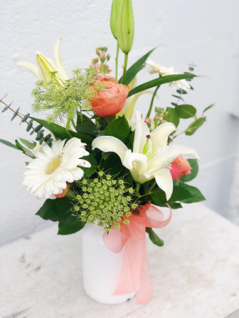 Sweet As A Peach Floral Arrangement