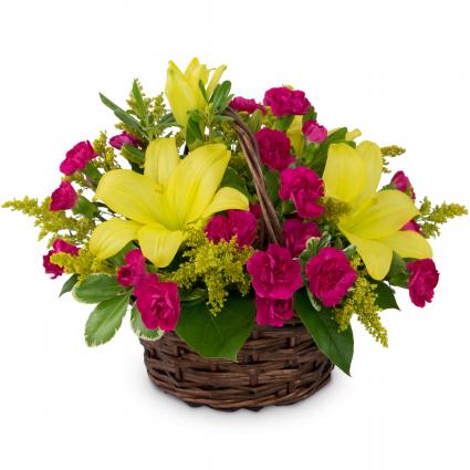 Sweet as Summer Basket Arrangement