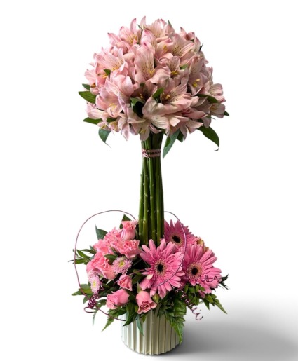 Sweet Baby Blush Topiary Floral Design