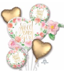 Sweet Baby Girl Balloon Bouquet  