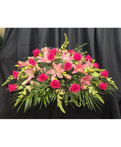 SWEET BELOVED CASKET SPRAY
