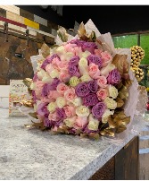 Sweet bouquet  75 color roses