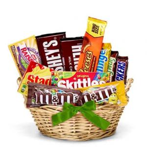 SWEET CANDY BASKET Gift Basket