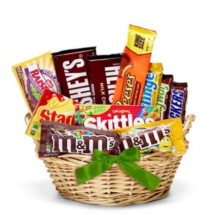 SWEET CANDY BASKET Gift Basket