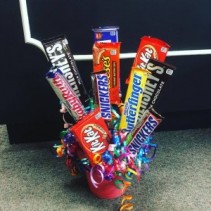 Sweet enough  Candy bar arrangement 