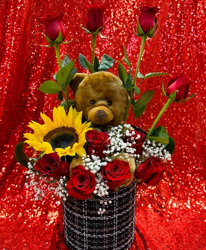 Sweet Floral Melody basket basket