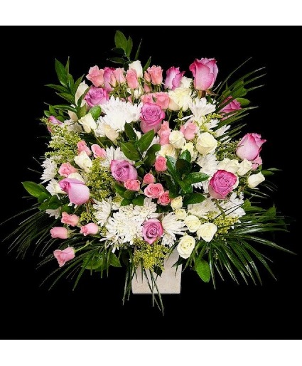 Loved Pink and White Design