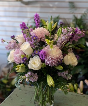 Sweet Lavender Sorrows Vase