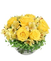 Sweet Lemon Roses Rose Arrangement