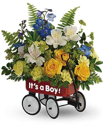 Sweet Little Wagon Bouquet 