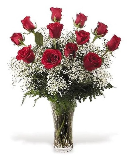 Sweet Love (Dozen Premium Roses) Arrangement