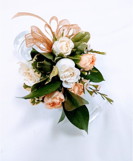 Sweet Peach Corsage