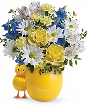 Sweet Peep Bouquet - Baby Blue new baby