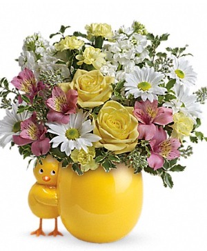 Sweet Peep Bouquet - Baby Pink new baby