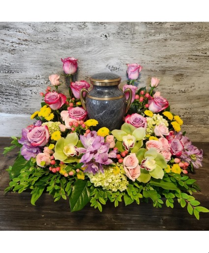 Sweet Sentiments Garden  Funeral Arrangement 