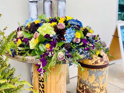 Sweet Serene  Casket Spray