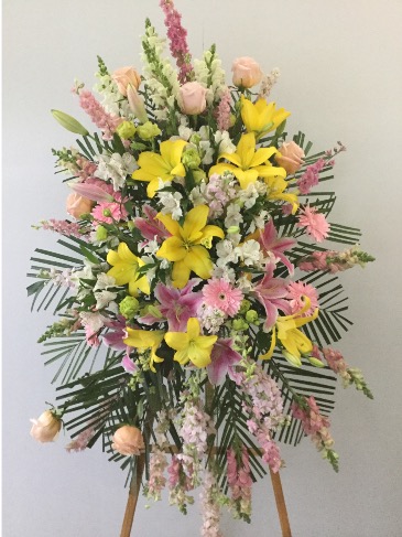 Sweet Solace Standing Spray in Albany, CA | GOLDEN POPPY FLORIST