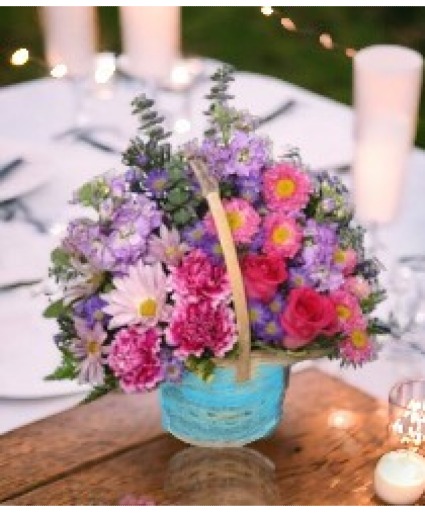 Sweet Spring Basket Basket Arrangement