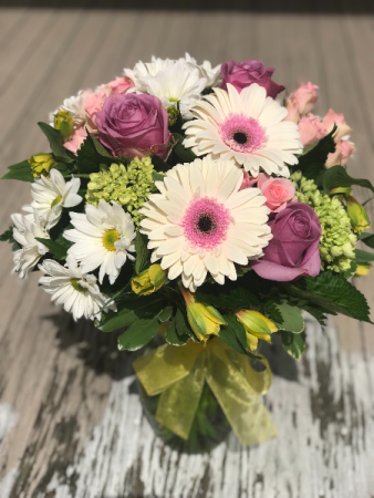Sweet Spring Fresh flowers in a vase