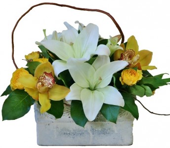 MISTY SUNRISE Arrangement of Flowers 