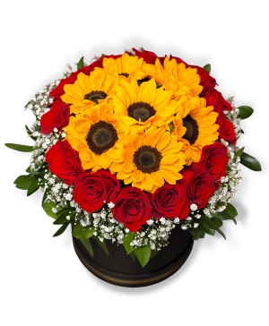 Sweet Sunshine Box Bouquet