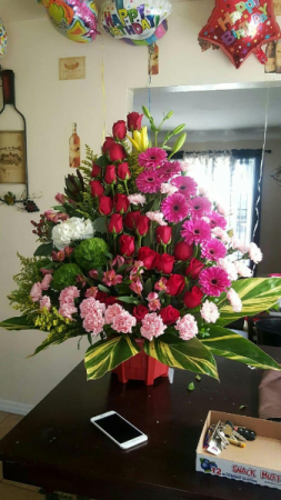 sweet surprise arrangement 