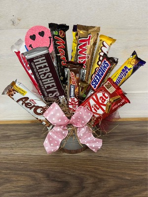 Sweet Treats Chocolate Bar Bouquet