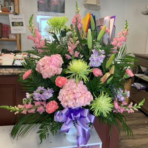 Sweetest Love Funeral Basket Sympathy Flowers