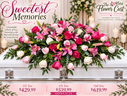 Sweetest Memories  Casket Spray