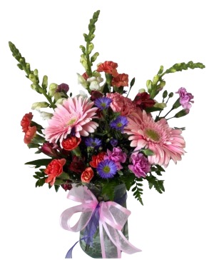 Sweetheart Bouquet Vase Arrangement