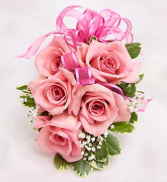  Pink sweetheart rose corsage!  