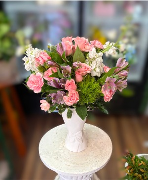 Sweetheart Wrap Ceramic Vase