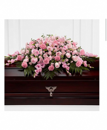 Sweetly rest casket spray  