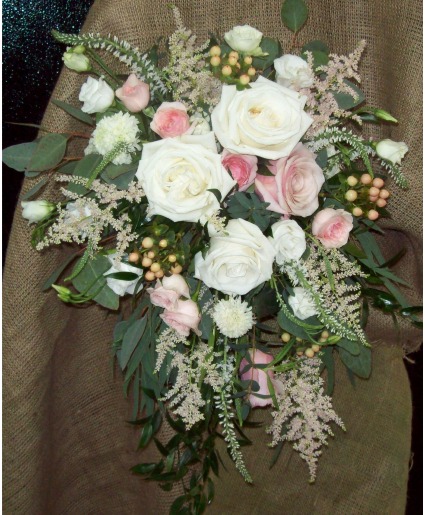 sweetness bridal cascade bridal Bouquet