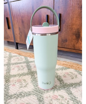 Swig Pink & Green 30oz 