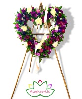 Sympathetic heart Standing spray