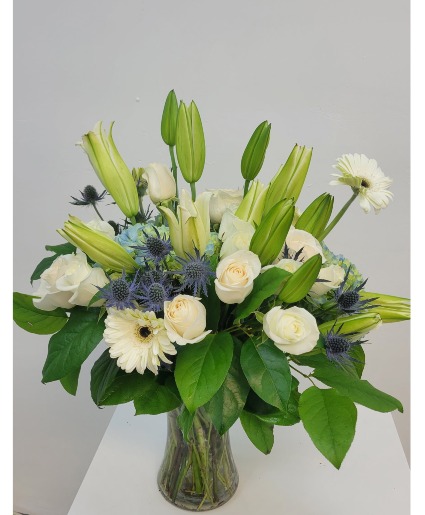 sympathy designer choice vase arrangement