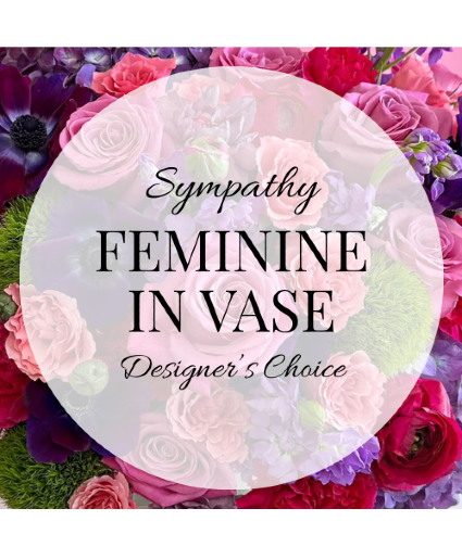 S100 - Designer's Choice Feminine in Vase Arrangement