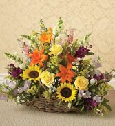 Sympathy Fireside Basket 
