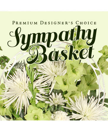 Sympathy Floral Basket Premium Designer's Choice in Longview, TX | HAMILL'S FLORIST