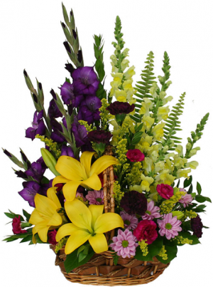 Sympathy Garden Basket 
